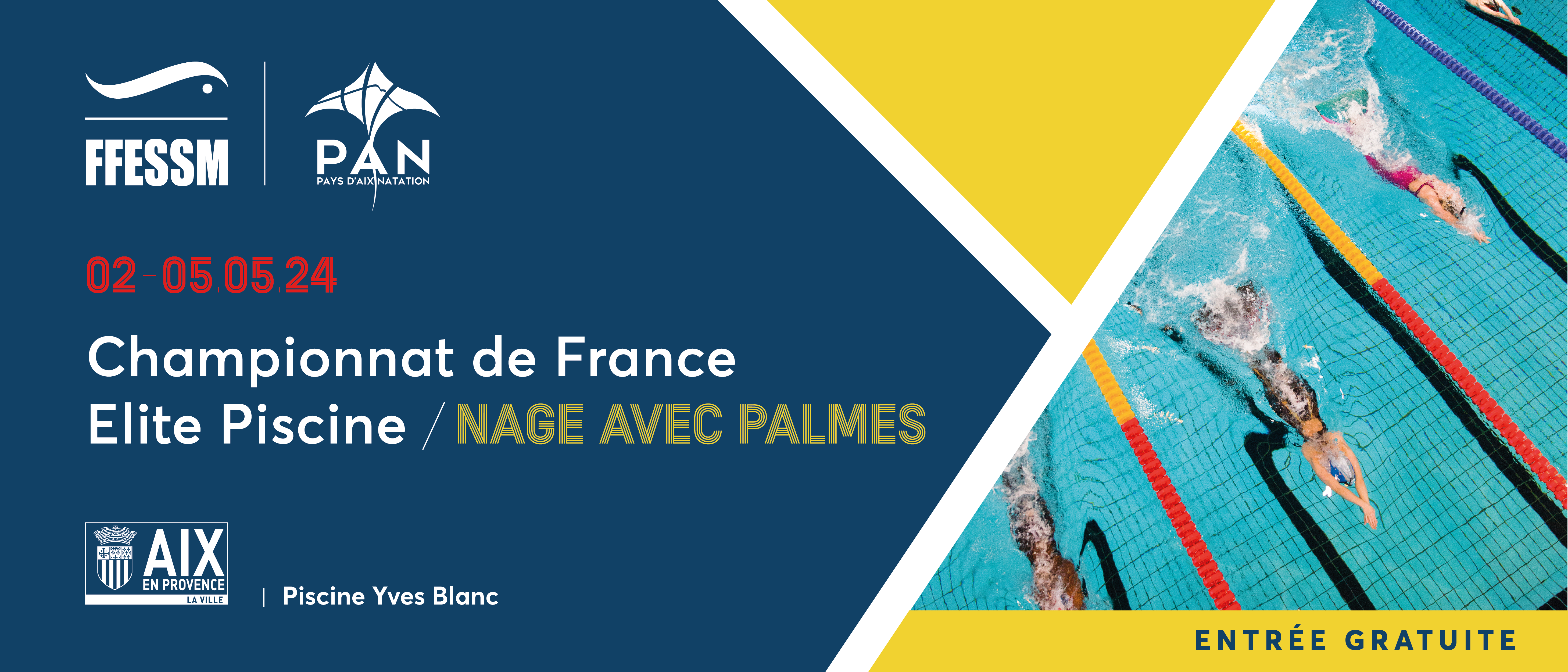 Nage avec Palmes - Championnat de France Elite Piscine