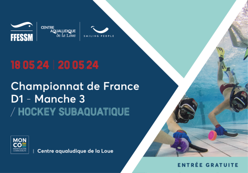 Championnat de France D1 2024 - Manche 3 - Hockey subaquatique