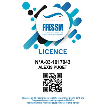 Licence 2020 FFESSM