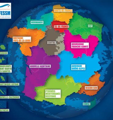 Carte de France FFESSM