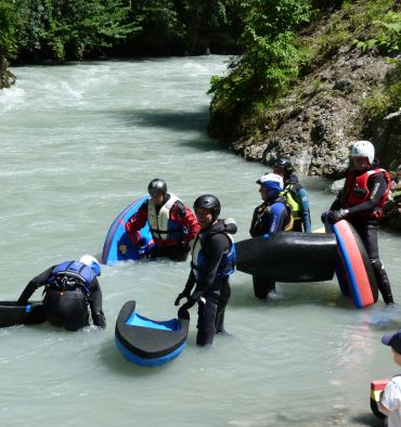 découverte de la nage en eau vive