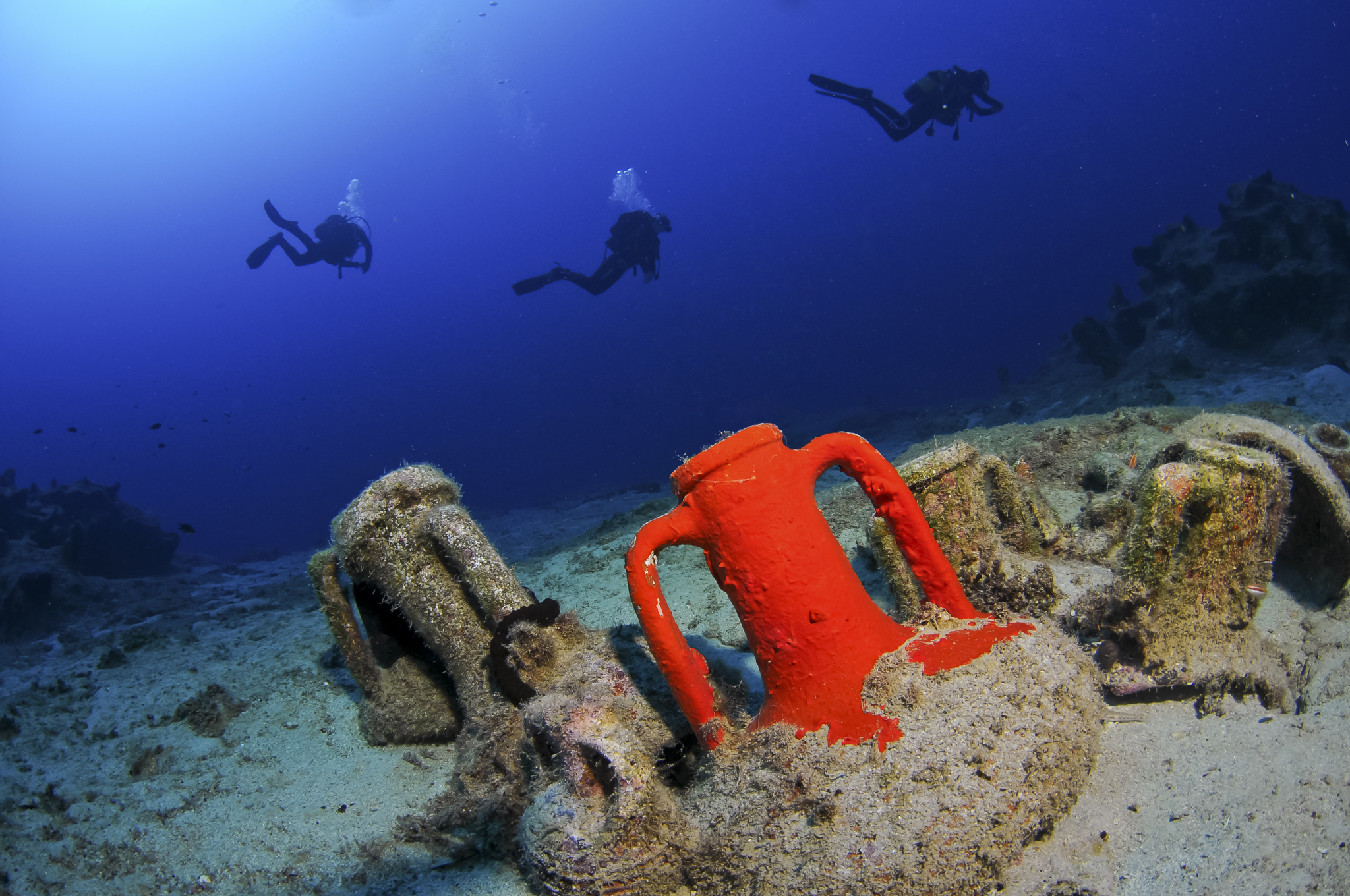 image principale à la découverte de l'archéologie sous-marine
