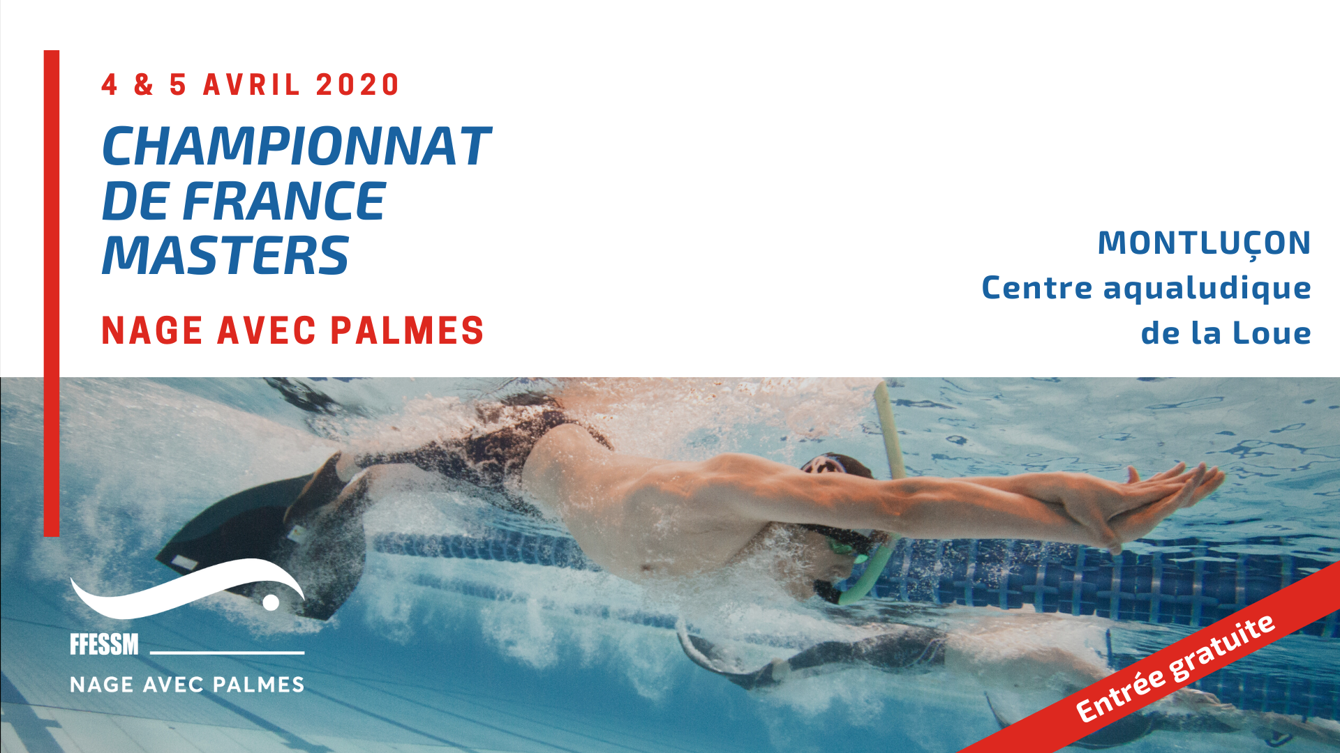 Championnat de France Masters de Nage avec Palmes 2020
