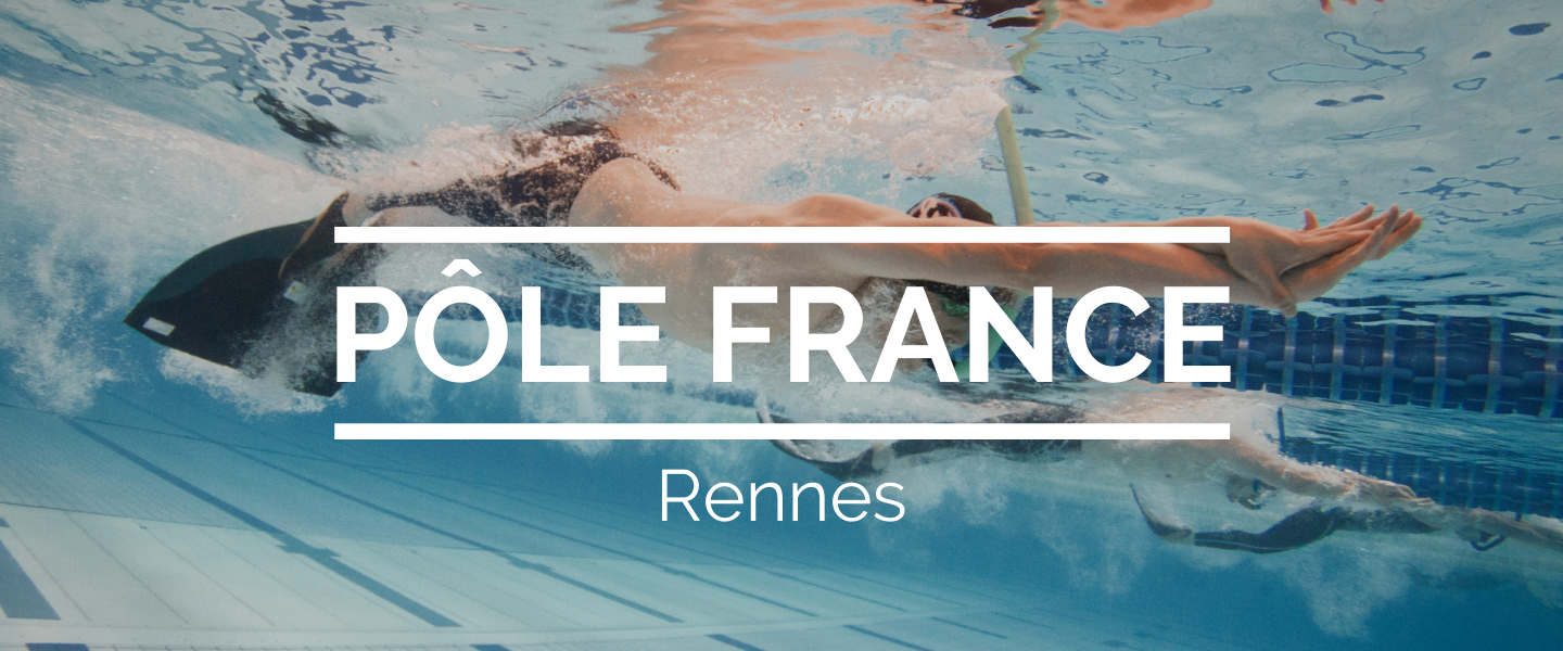 Pôle France de nage avec palmes Rennes