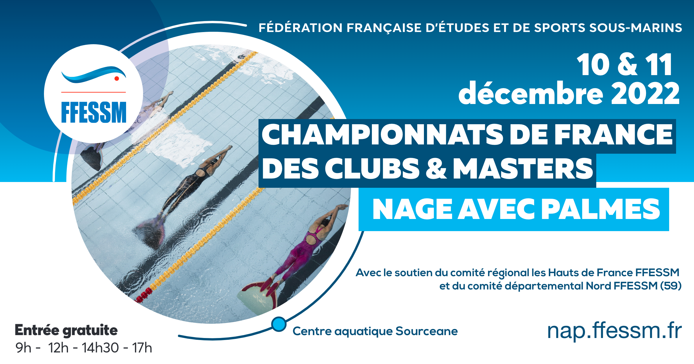 Championnat de France des clubs & masters de nage avec palmes