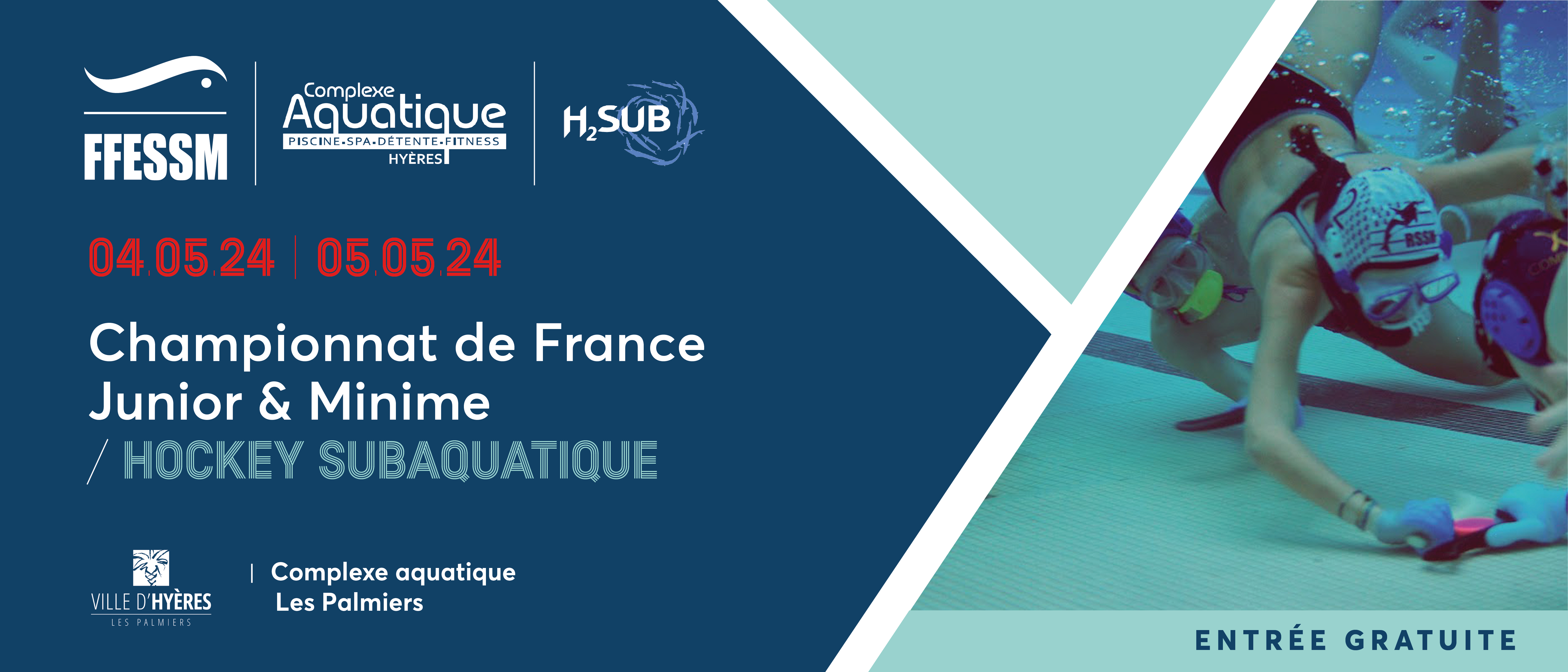 Championnat de France Junior & Minime 2024 - Hockey subaquatique 